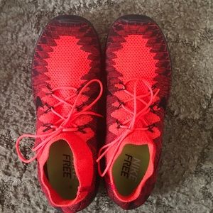 Men's Nike Free 3.0 Flyknit Burgundy Black SZ 11.5